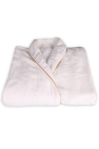 SKBD015 cotton cut velvet bathrobes hotel bathrobes beauty salon bathrobes hotel linen cotton terry cloth bathrobes bathrobe manufacturer front view